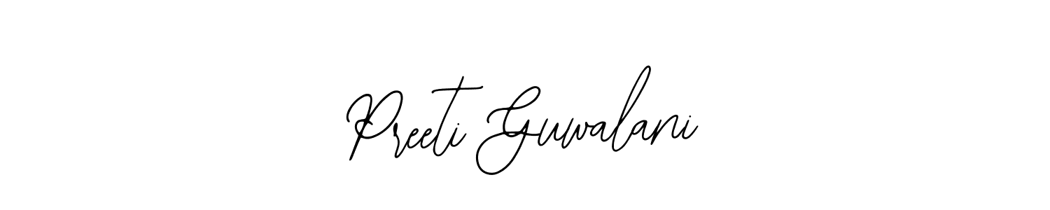 Preeti Guwalani stylish signature style. Best Handwritten Sign (Bearetta-2O07w) for my name. Handwritten Signature Collection Ideas for my name Preeti Guwalani. Preeti Guwalani signature style 12 images and pictures png