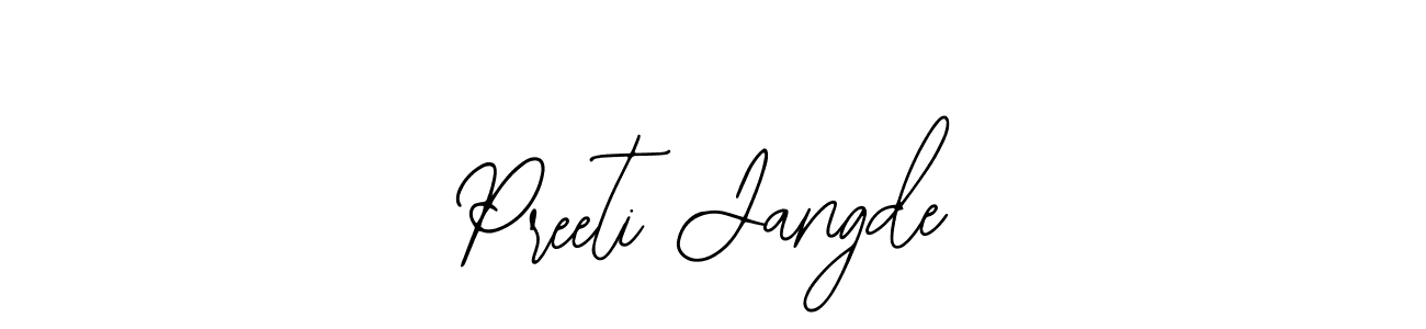 How to Draw Preeti Jangde signature style? Bearetta-2O07w is a latest design signature styles for name Preeti Jangde. Preeti Jangde signature style 12 images and pictures png