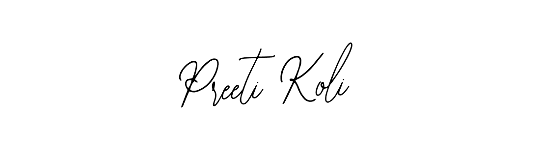 Create a beautiful signature design for name Preeti Koli. With this signature (Bearetta-2O07w) fonts, you can make a handwritten signature for free. Preeti Koli signature style 12 images and pictures png