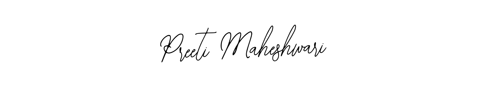 Design your own signature with our free online signature maker. With this signature software, you can create a handwritten (Bearetta-2O07w) signature for name Preeti Maheshwari. Preeti Maheshwari signature style 12 images and pictures png