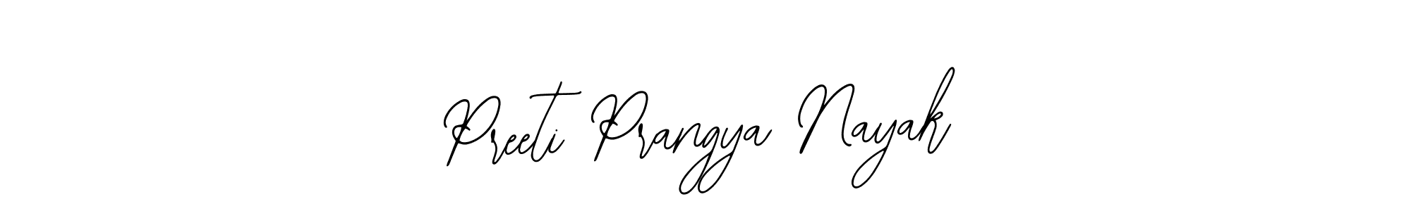 How to make Preeti Prangya Nayak signature? Bearetta-2O07w is a professional autograph style. Create handwritten signature for Preeti Prangya Nayak name. Preeti Prangya Nayak signature style 12 images and pictures png