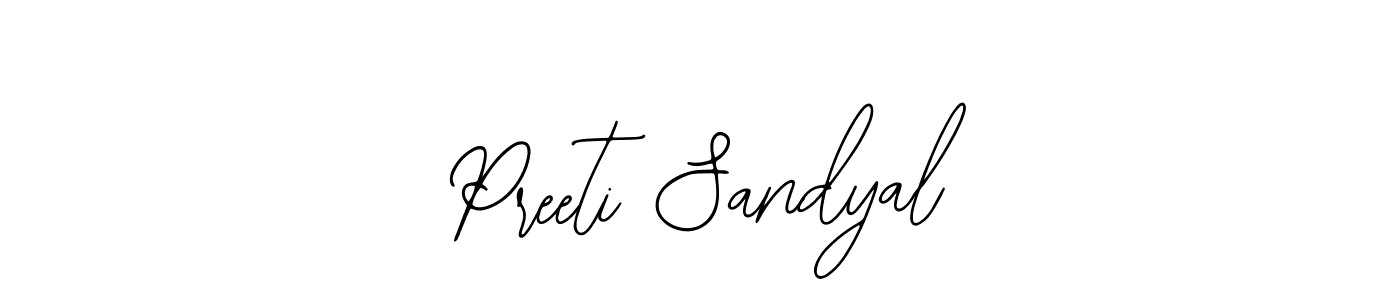 Create a beautiful signature design for name Preeti Sandyal. With this signature (Bearetta-2O07w) fonts, you can make a handwritten signature for free. Preeti Sandyal signature style 12 images and pictures png