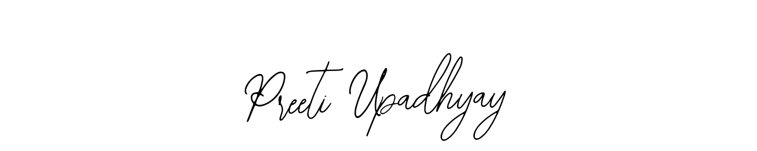 Use a signature maker to create a handwritten signature online. With this signature software, you can design (Bearetta-2O07w) your own signature for name Preeti Upadhyay. Preeti Upadhyay signature style 12 images and pictures png