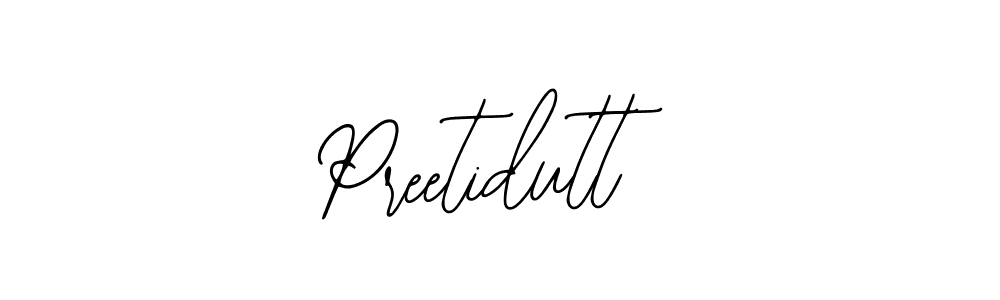 Also we have Preetidutt name is the best signature style. Create professional handwritten signature collection using Bearetta-2O07w autograph style. Preetidutt signature style 12 images and pictures png