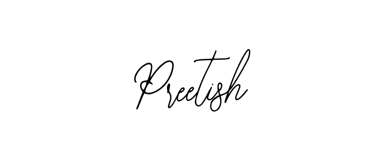Make a beautiful signature design for name Preetish. Use this online signature maker to create a handwritten signature for free. Preetish signature style 12 images and pictures png