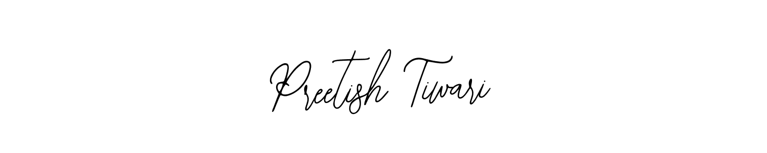 The best way (Bearetta-2O07w) to make a short signature is to pick only two or three words in your name. The name Preetish Tiwari include a total of six letters. For converting this name. Preetish Tiwari signature style 12 images and pictures png