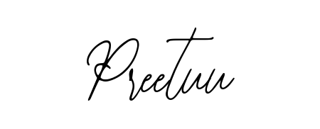 Master the art of signing with Preetuu written in fluent Bearetta-2O07w script. A great template to practice and refine your handwriting. Preetuu signature style 12 images and pictures png