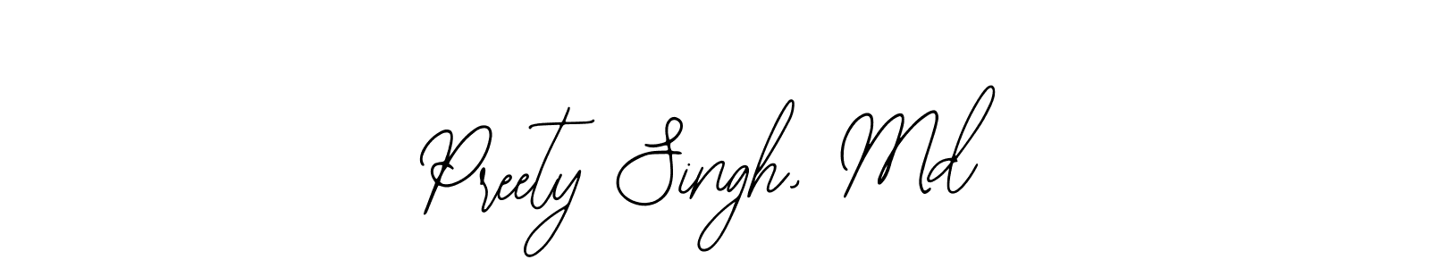 This is the best signature style for the Preety Singh, Md name. Also you like these signature font (Bearetta-2O07w). Mix name signature. Preety Singh, Md signature style 12 images and pictures png