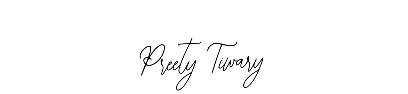 How to make Preety Tiwary signature? Bearetta-2O07w is a professional autograph style. Create handwritten signature for Preety Tiwary name. Preety Tiwary signature style 12 images and pictures png