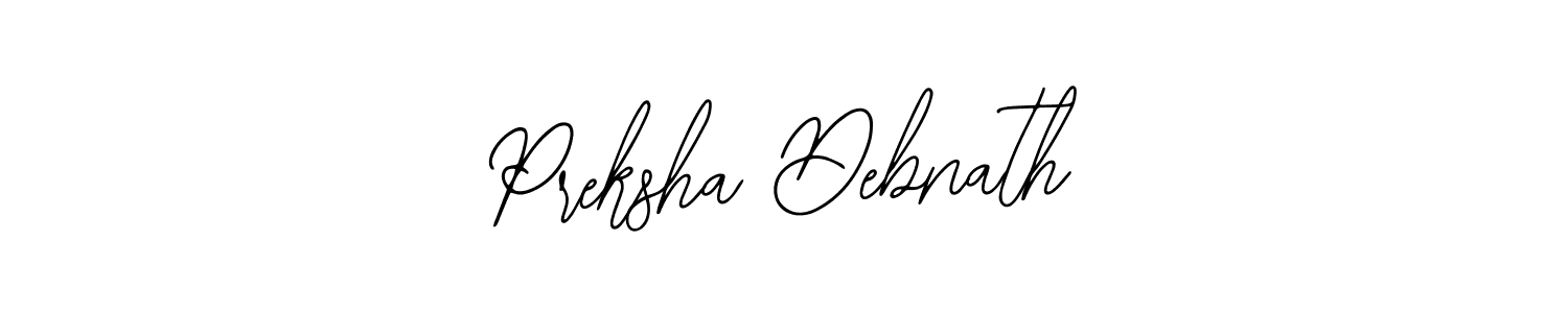Also we have Preksha Debnath name is the best signature style. Create professional handwritten signature collection using Bearetta-2O07w autograph style. Preksha Debnath signature style 12 images and pictures png