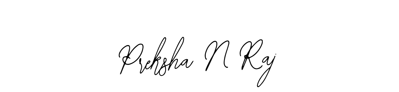 Preksha N Raj stylish signature style. Best Handwritten Sign (Bearetta-2O07w) for my name. Handwritten Signature Collection Ideas for my name Preksha N Raj. Preksha N Raj signature style 12 images and pictures png