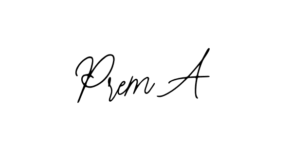 The best way (Bearetta-2O07w) to make a short signature is to pick only two or three words in your name. The name Prem A include a total of six letters. For converting this name. Prem A signature style 12 images and pictures png