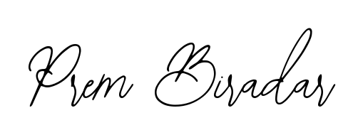 Explore multiple handwriting variations for Prem Biradar including this stunning Bearetta-2O07w design. Free to use across all platforms. Prem Biradar signature style 12 images and pictures png
