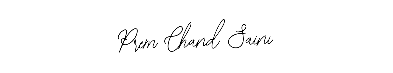 Make a beautiful signature design for name Prem Chand Saini. Use this online signature maker to create a handwritten signature for free. Prem Chand Saini signature style 12 images and pictures png