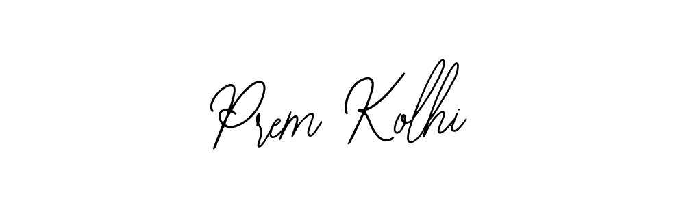 Design your own signature with our free online signature maker. With this signature software, you can create a handwritten (Bearetta-2O07w) signature for name Prem Kolhi. Prem Kolhi signature style 12 images and pictures png