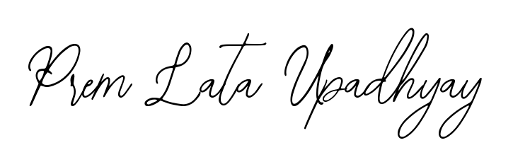 Create a personalized artistic stamp with Prem Lata Upadhyay in Bearetta-2O07w font. Perfect for visual artists, designers, and influencers. Prem Lata Upadhyay signature style 12 images and pictures png