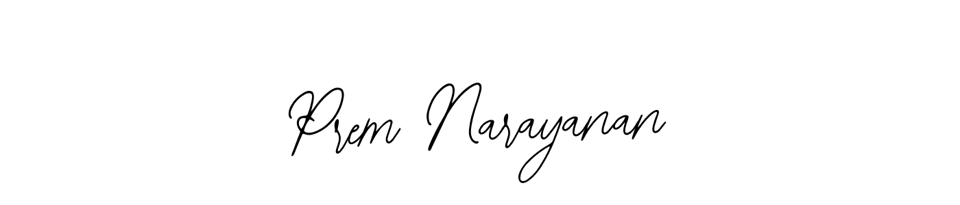 Use a signature maker to create a handwritten signature online. With this signature software, you can design (Bearetta-2O07w) your own signature for name Prem Narayanan. Prem Narayanan signature style 12 images and pictures png