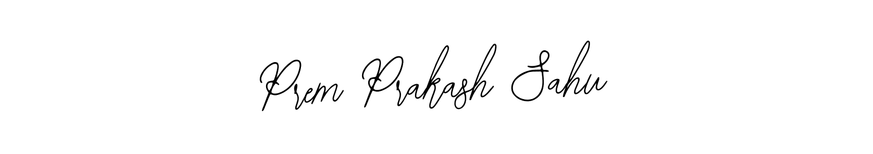 You should practise on your own different ways (Bearetta-2O07w) to write your name (Prem Prakash Sahu) in signature. don't let someone else do it for you. Prem Prakash Sahu signature style 12 images and pictures png