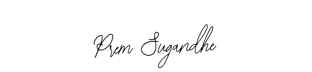 Similarly Bearetta-2O07w is the best handwritten signature design. Signature creator online .You can use it as an online autograph creator for name Prem Sugandhe. Prem Sugandhe signature style 12 images and pictures png