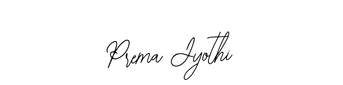 How to make Prema Jyothi name signature. Use Bearetta-2O07w style for creating short signs online. This is the latest handwritten sign. Prema Jyothi signature style 12 images and pictures png