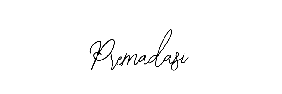 Use a signature maker to create a handwritten signature online. With this signature software, you can design (Bearetta-2O07w) your own signature for name Premadasi. Premadasi signature style 12 images and pictures png