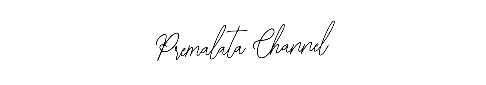 Premalata Channel stylish signature style. Best Handwritten Sign (Bearetta-2O07w) for my name. Handwritten Signature Collection Ideas for my name Premalata Channel. Premalata Channel signature style 12 images and pictures png