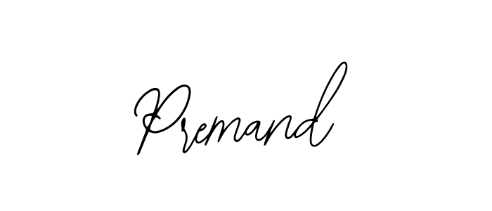 How to make Premand signature? Bearetta-2O07w is a professional autograph style. Create handwritten signature for Premand name. Premand signature style 12 images and pictures png