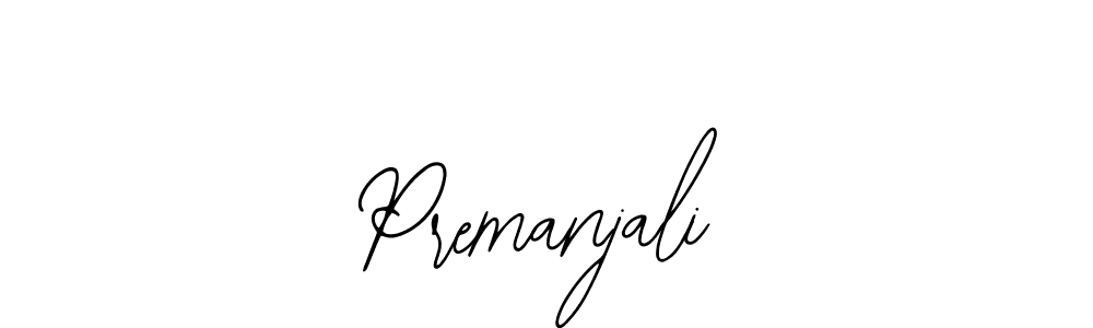 if you are searching for the best signature style for your name Premanjali. so please give up your signature search. here we have designed multiple signature styles  using Bearetta-2O07w. Premanjali signature style 12 images and pictures png