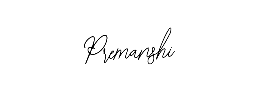 How to make Premanshi signature? Bearetta-2O07w is a professional autograph style. Create handwritten signature for Premanshi name. Premanshi signature style 12 images and pictures png