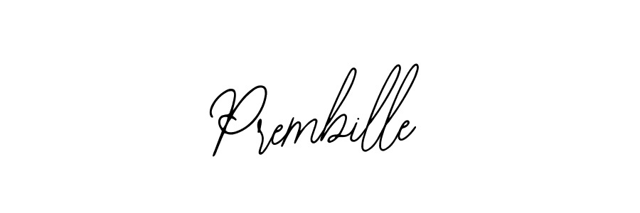 How to Draw Prembille signature style? Bearetta-2O07w is a latest design signature styles for name Prembille. Prembille signature style 12 images and pictures png