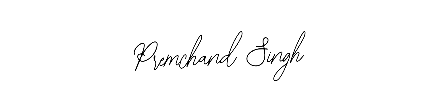 Design your own signature with our free online signature maker. With this signature software, you can create a handwritten (Bearetta-2O07w) signature for name Premchand Singh. Premchand Singh signature style 12 images and pictures png