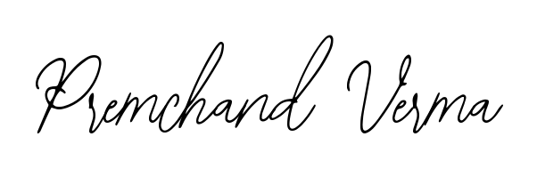 Design your own signature with our free online signature maker. With this signature software, you can create a handwritten (Bearetta-2O07w) signature for name Premchand Verma. Premchand Verma signature style 12 images and pictures png