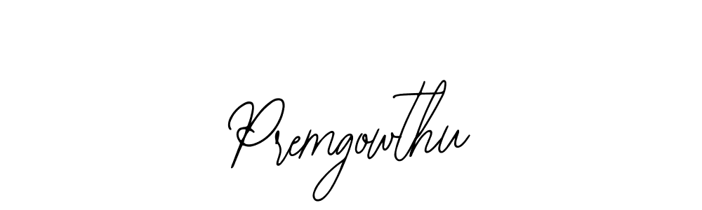 Make a beautiful signature design for name Premgowthu. Use this online signature maker to create a handwritten signature for free. Premgowthu signature style 12 images and pictures png