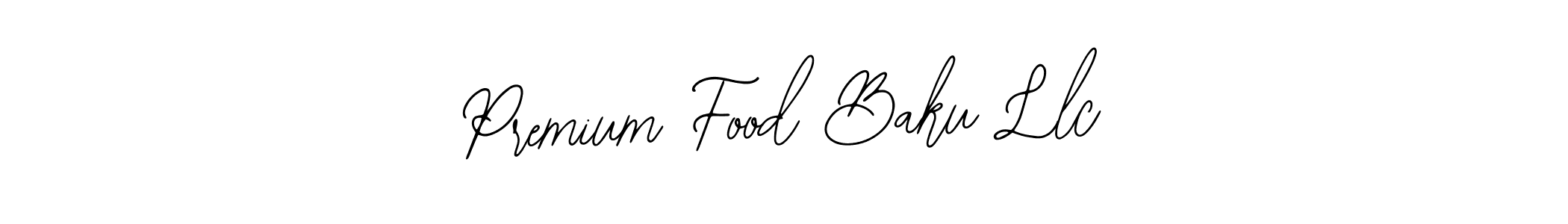 It looks lik you need a new signature style for name Premium Food Baku Llc. Design unique handwritten (Bearetta-2O07w) signature with our free signature maker in just a few clicks. Premium Food Baku Llc signature style 12 images and pictures png