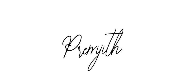 You should practise on your own different ways (Bearetta-2O07w) to write your name (Premjith) in signature. don't let someone else do it for you. Premjith signature style 12 images and pictures png