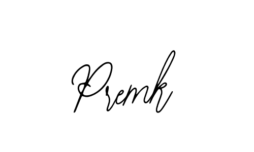 Design your own signature with our free online signature maker. With this signature software, you can create a handwritten (Bearetta-2O07w) signature for name Premk. Premk signature style 12 images and pictures png