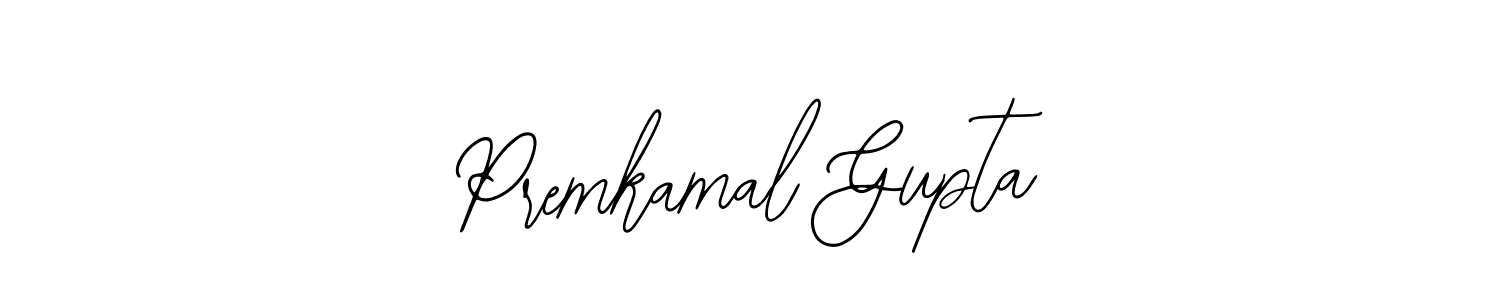 if you are searching for the best signature style for your name Premkamal Gupta. so please give up your signature search. here we have designed multiple signature styles  using Bearetta-2O07w. Premkamal Gupta signature style 12 images and pictures png