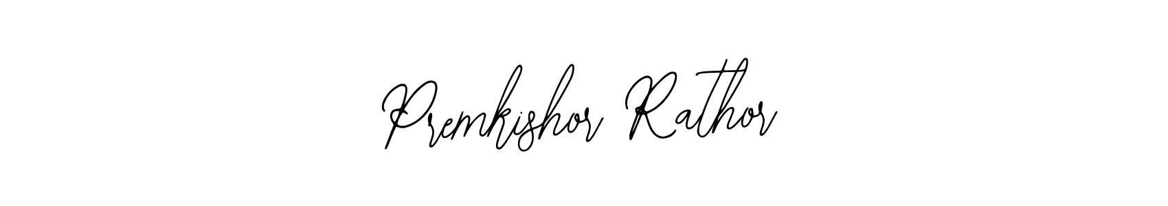 How to make Premkishor Rathor name signature. Use Bearetta-2O07w style for creating short signs online. This is the latest handwritten sign. Premkishor Rathor signature style 12 images and pictures png