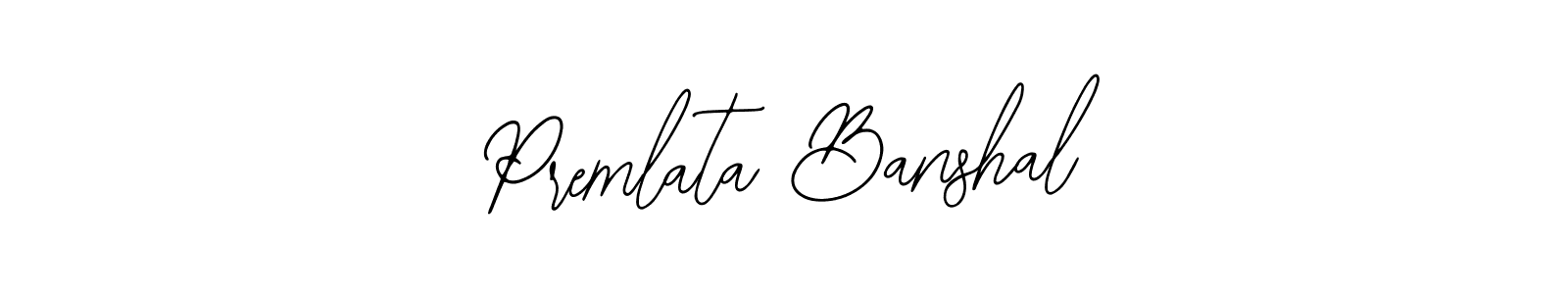 Create a beautiful signature design for name Premlata Banshal. With this signature (Bearetta-2O07w) fonts, you can make a handwritten signature for free. Premlata Banshal signature style 12 images and pictures png
