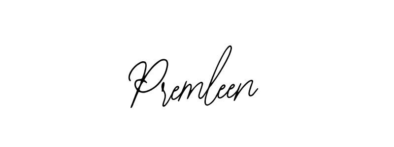 Use a signature maker to create a handwritten signature online. With this signature software, you can design (Bearetta-2O07w) your own signature for name Premleen. Premleen signature style 12 images and pictures png