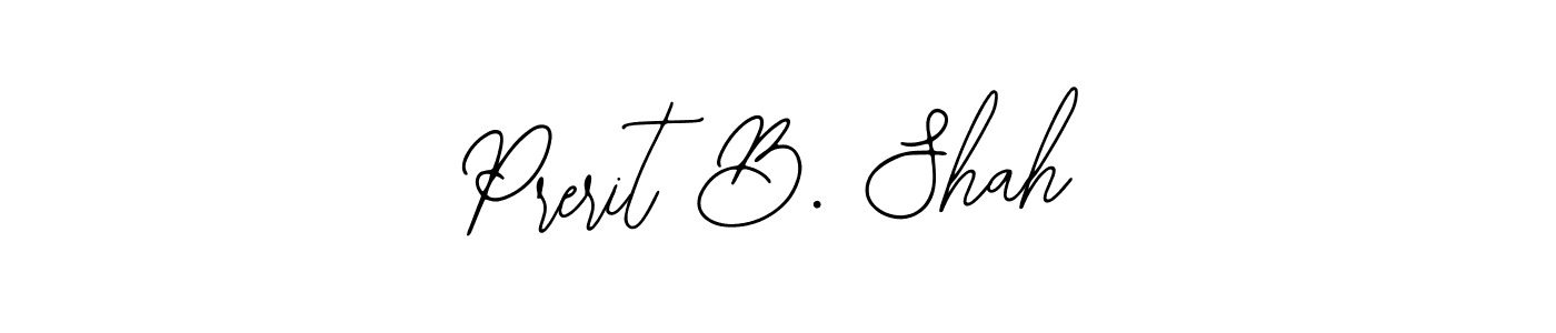 How to make Prerit B. Shah signature? Bearetta-2O07w is a professional autograph style. Create handwritten signature for Prerit B. Shah name. Prerit B. Shah signature style 12 images and pictures png