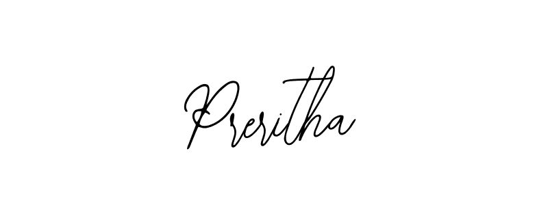 Use a signature maker to create a handwritten signature online. With this signature software, you can design (Bearetta-2O07w) your own signature for name Preritha. Preritha signature style 12 images and pictures png