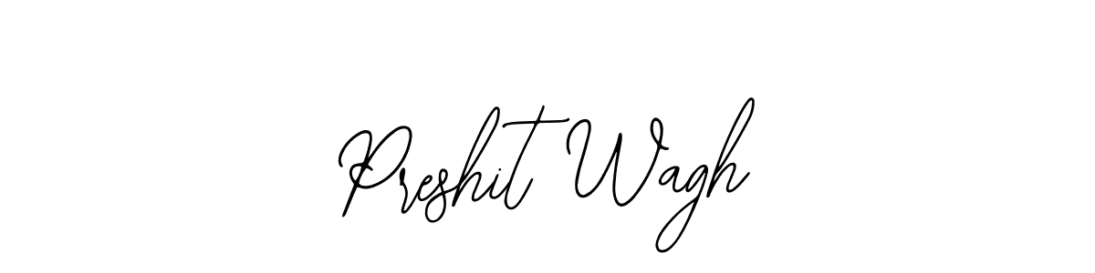 Make a beautiful signature design for name Preshit Wagh. Use this online signature maker to create a handwritten signature for free. Preshit Wagh signature style 12 images and pictures png