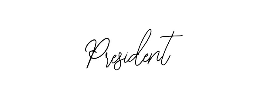 Similarly Bearetta-2O07w is the best handwritten signature design. Signature creator online .You can use it as an online autograph creator for name President. President signature style 12 images and pictures png