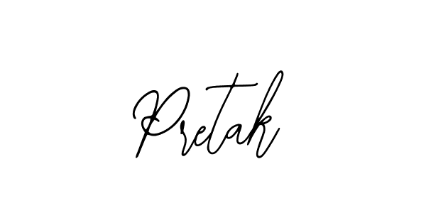 Pretak stylish signature style. Best Handwritten Sign (Bearetta-2O07w) for my name. Handwritten Signature Collection Ideas for my name Pretak. Pretak signature style 12 images and pictures png