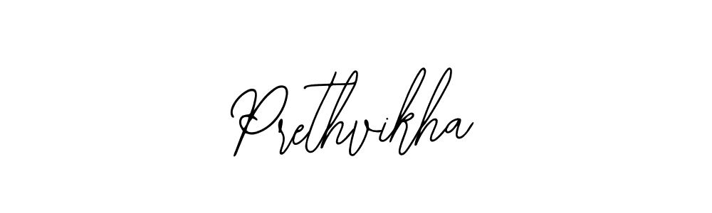 You should practise on your own different ways (Bearetta-2O07w) to write your name (Prethvikha) in signature. don't let someone else do it for you. Prethvikha signature style 12 images and pictures png