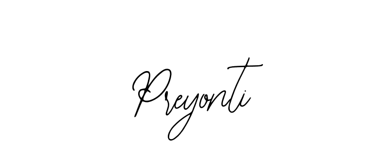 How to Draw Preyonti signature style? Bearetta-2O07w is a latest design signature styles for name Preyonti. Preyonti signature style 12 images and pictures png