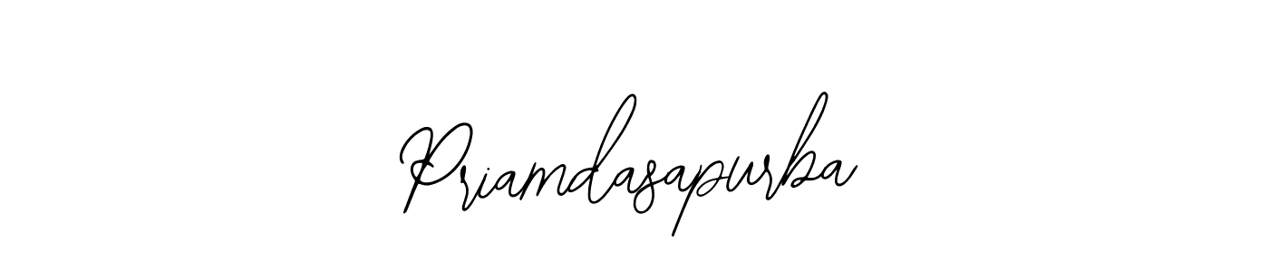 You should practise on your own different ways (Bearetta-2O07w) to write your name (Priamdasapurba) in signature. don't let someone else do it for you. Priamdasapurba signature style 12 images and pictures png