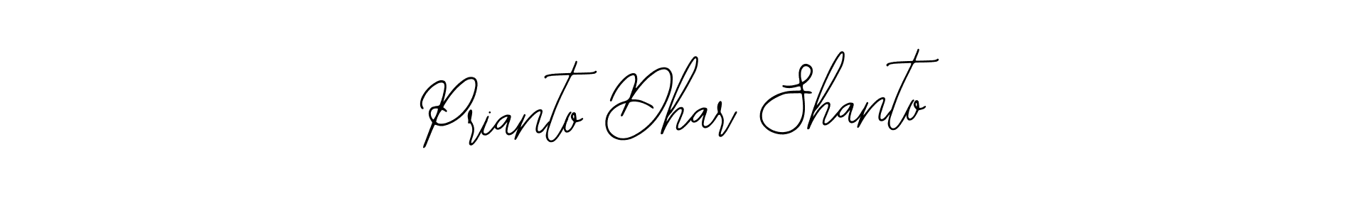 You should practise on your own different ways (Bearetta-2O07w) to write your name (Prianto Dhar Shanto) in signature. don't let someone else do it for you. Prianto Dhar Shanto signature style 12 images and pictures png