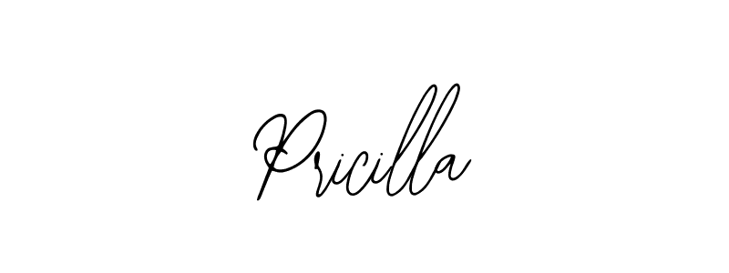 How to make Pricilla signature? Bearetta-2O07w is a professional autograph style. Create handwritten signature for Pricilla name. Pricilla signature style 12 images and pictures png